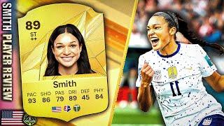 THE GREATEST FEMALE STRICKER IN FUT!? 89 SMITH PLAYER REVIEW! EAFC 25 ULTIMATE TEAM