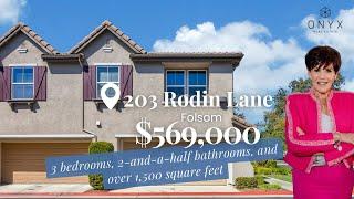 203 Rodin Ln, Folsom, CA | Exclusive Folsom House Tour | Onyx Real Estate