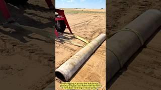 Tractor Drags Iron Block to Flatten the Field！