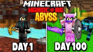 I Survived 100 Days in the Abyss on Minecraft.. Here's What Happened..