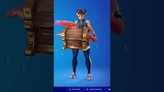 BOOBYTRAPPED - FORTNITE *THICC* STREETFIGHTER SKIN "CHUN-LI" SHOWCASED WITH DANCES & EMOTES ️