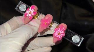 TRENDING 3D NAIL FLOWERS  | HOW TO DO 3D FLOWERS | NAIL ART TUTORIAL 🩷