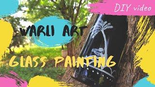 Eat Shoot Ride | Warli | DIY | Art | Bottle painting | best from waste | Don't stop exploring