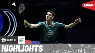 Anders Antonsen and Viktor Axelsen collide in an all-Danish clash