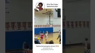 Behind the back game winner! 