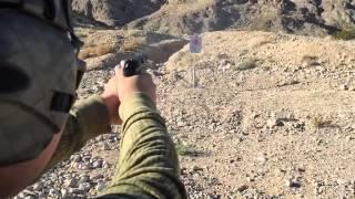 H&K VP9 rapid fire on steel at full speed