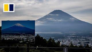 No snow on Mount Fuji at record-late date