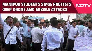 Manipur Protests | Manipur Students Stage Protests Over Drone And Missile Attacks