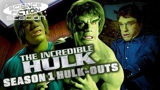 Every Single Hulk-Out In The Incredible Hulk Season 1 | Science Fiction Station