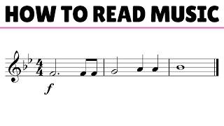 Learn To Read Music In 5 Mins! Beginner Saxophone Lesson