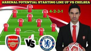 London Derby Arsenal potential starting line-up vs Chelsea England premier League 2024/2025