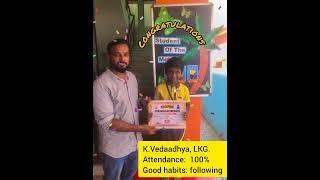 Student Of The Month l Kidzee School B.V.Nagar Nellore 2023-24. #bestschool