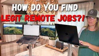 How to Find a Legit Remote Job for Full-Time RV Life