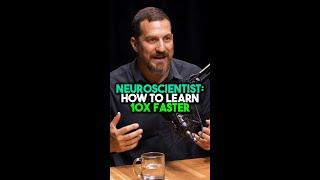 Neuroscientist: How To Learn Faster | Andrew Huberman #hubermanlab #shorts #lifehacks