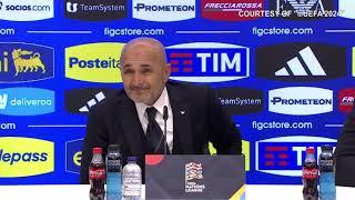 Belgio-Italia 0-1, Spalletti: "Era inutile giocare diversamente. Ambiente sereno grazie a Gravina"