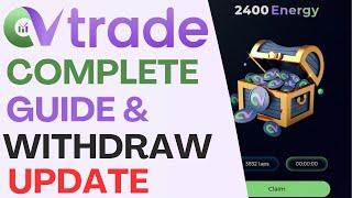 CV Trade Telegram Project Guide | How to Withdraw CVT Tokens | CV Trade Withdraw Update