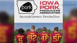 Iowa Pork Producers sign NIL deal with ISU players Purchase, Moore, Hamann and Bacon