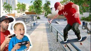 FATHER SON SKATEBOARDING VIDEO GAME 2! / Skater XL