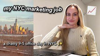 i got promoted?! my life as a corporate marketing girlie in NYC (9-5 vlog)