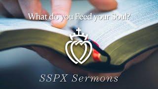 What do you Feed your Soul? - SSPX Sermons