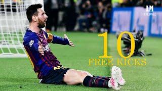 Lionel Messi ● Top 10 Fantastic Free Kicks HD