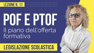 POF e PTOF: il piano dell'offerta formativa