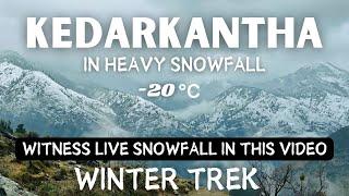 Kedarkantha Winter Trek: Conquering the Himalayas in Snow | 1st Snowfall | -20 Degree Celsius | DEC