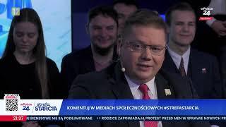 "Strefa Starcia" Michała Adamczyka w telewizji wPolsce24 (17.11.2024)