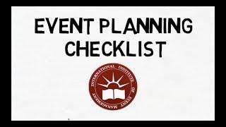 How to Create an Event Planning Checklist