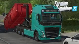 FS22 - Volvo FH16 HKL with a BIG CONTAINER - Truck Mod for Farming Simulator 2022 ROLEPLAY