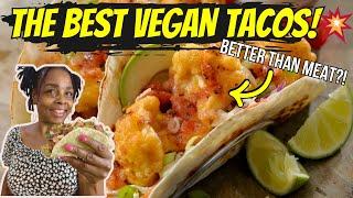 The CRISPIEST Mushroom Tacos EVER!  You Won’t Believe They’re Vegan!