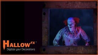 Creepy Clown Greeter - A Halloween Projection by HallowFX