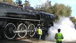 Union Pacific 844 tender derail. Western Heritage Tour