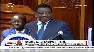 Gachagua impeachment trial:  Orengo's  statement