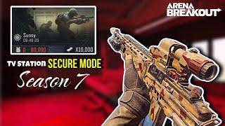 MK14 Domination in Secure Mode Gameplay on TV | Arena Breakout Tips & Weapon Review