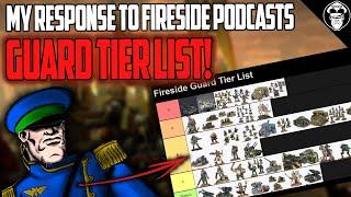 MORE BEEF!? Another Controversial Guard Tier List!? | Astra Militarum | Warhammer 40,000