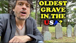 Oldest Cemetery in America  17th Century Graveyard Tour ️