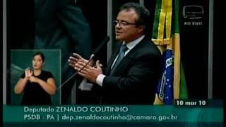 Deputado Zenaldo Coutinho reitera apoio à PEC 300