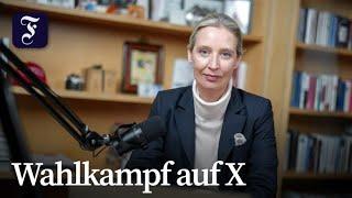 Weidel und Musk im Live-Gespräch auf X