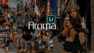 Aroma Preset - Lightroom Mobile tutorial Free DNG | Brown Tone