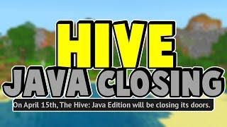 The HiveMC Server on Minecraft Java Edition Shutting Down