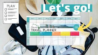 How I Plan Hawaii Vacations | FREE PLANNER PRINTABLE!