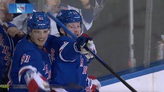 Adam Fox Sends an Unreal Pass for a New York Rangers Goal