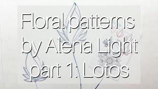 Drawing Calming Floral Patterns by Alena Light: LOTOS