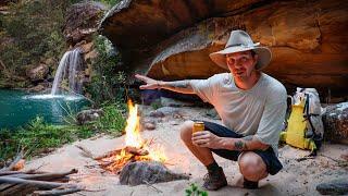 Cave Camping under an EPIC Waterfall!