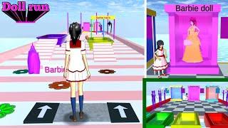 Barbie Run new gameplay in sakura school simulator