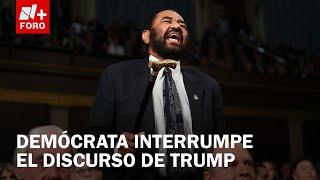 Caos en el Capitolio: Demócratas confrontan a Trump durante su discurso - Las Noticias