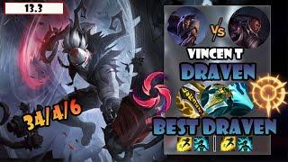 ENG SUB【Vincent Draven】S12 CN Best Draven Vs Lucian |  34 Kills