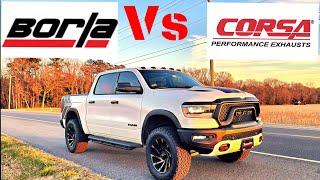 RAM REBEL BORLA VS CORSA EXHAUST