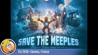 Save the Meeples — game overview at FIJ 2019 in Cannes